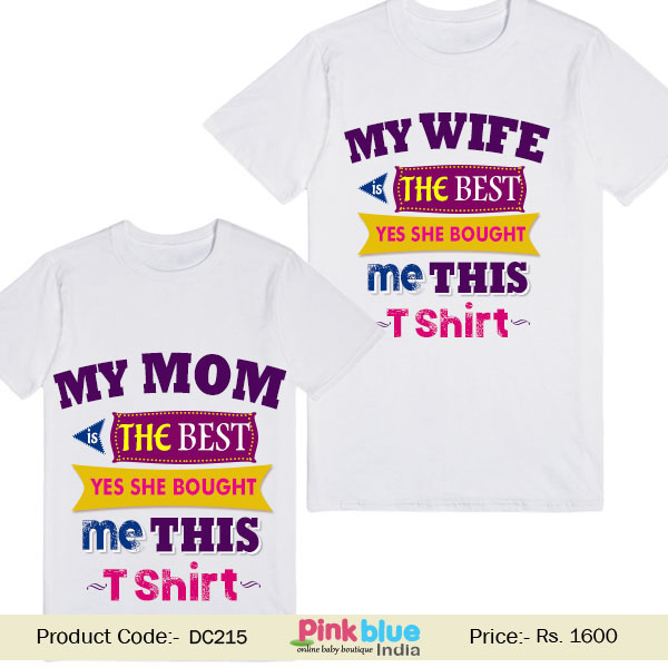 Personalized Father & Son T-Shirt Baby Tee online India