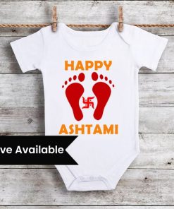 First Ashtami Onesie, Navratri Baby Romper