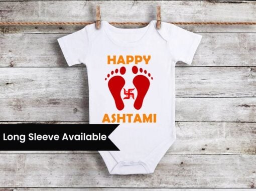 First Ashtami Onesie, Navratri Baby Romper