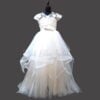 White communion gown for girls elegant ceremony special outfit
