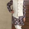 Floral Print Kurta Pajama - Baby Boy Ethnic Wear Online