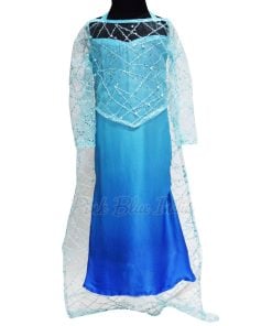 Frozen snow queen dress, Princess Elsa Birthday Theme Dress, Girls Frozen Gown