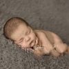 Comfortable Umber Color Fur Sheet Photography Prop for Young Babies