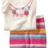 Baby T-shirt With Rainbow Shorts