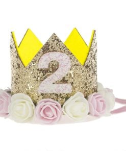 Buy Princess 2nd Birthday Party Crown Hat for Toddler Girls