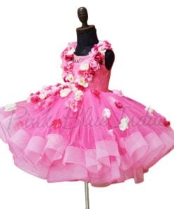 Baby Girl Party Dress with Back Bow, Girl birthday dress