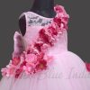Baby Pink Big Bow Dress Birthday Party, Wedding, Fashion