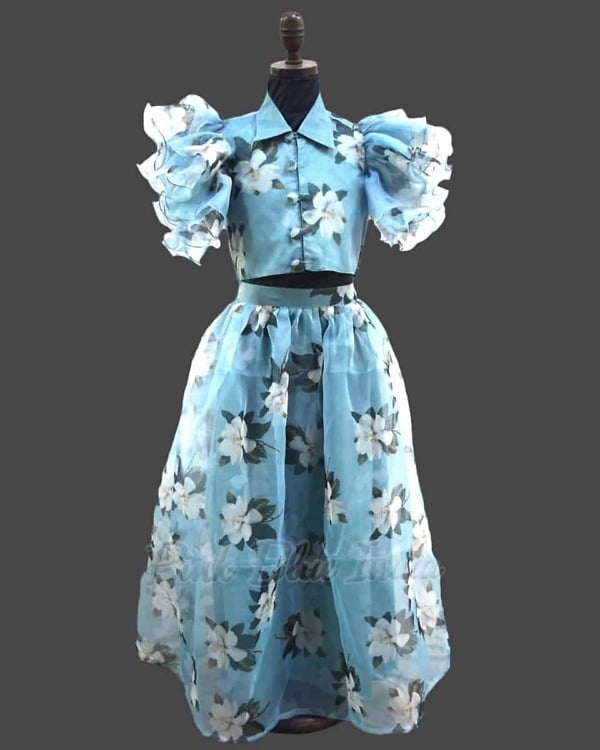 Buy Girls Crop Top with Skirt for Party Wear 