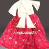 Buy Girls Silk Skirts, Kids Crop Top With Long Skirt Online India