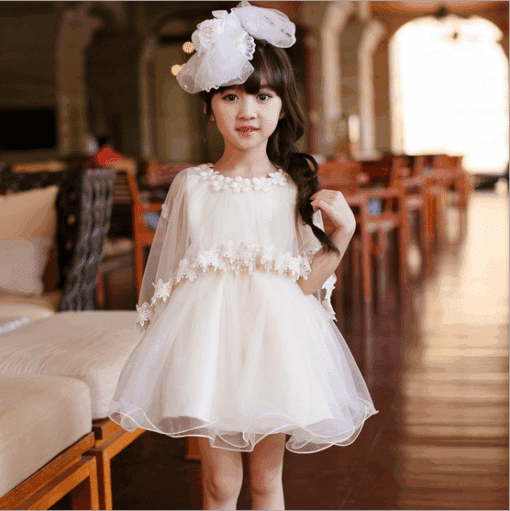 designer baby net dress