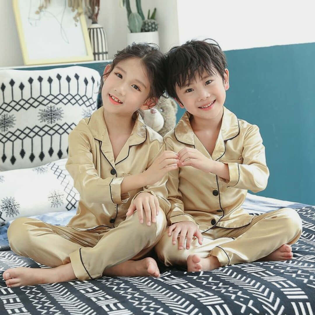 Unisex kids Pajamas Set, Siblings Nightwear Online India