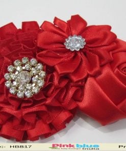 Red Flower Headband for Toddlers