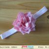 Gorgeous White and Baby Pink Flower Hair Accessory for Princess Girl