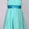Princess Style Wedding Party Dress Green Birthday Girl Gown