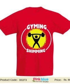 Personalized Baby Boys T-Shirt Outfit Gyming Shimming
