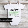 Happy birthday daddy baby onesie for celebration cute gift outfit