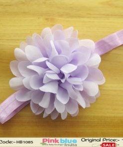Designer Smart Headband for Children in Flower in Soothing Lavender