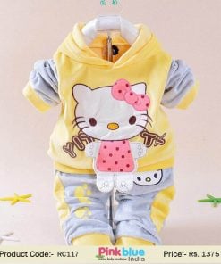 Shop Online Baby Girls Hoodie Pants, Baby Girls Clothing Set, Hello Kitty
