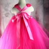 floral tutu dress hot pink