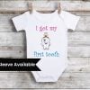 1st Tooth Baby Onesie - I Got My First Tooth Baby Bodysuit - Baby Shower Gift T-shirt