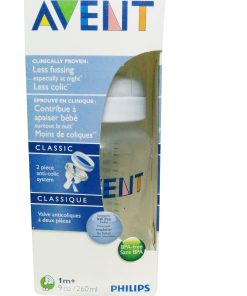 Imported Philips AVENT BPA Free Classic Baby Bottle 9oz/260ml Pack of One