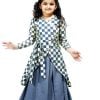 Indian Designer Asymmetrical Long Jacket Dress for Girls