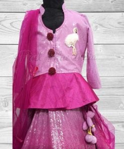 Buy Indian Girls Designer Ombre Lehenga – Kids lehenga