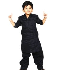 Buy Indian Ethnic Wear Black kurta Pyjama for Baby Boy