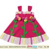 Indian Baby Girls Traditional Cotton Dress Pink Kids fashion frock