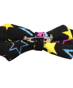 Indian Kids and Toddlers Black Bow Tie with Stars