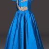 Blue Baby Girl Wedding Gown – children Wedding Party Dress – kids Dress
