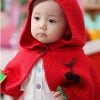 hooded baby cape