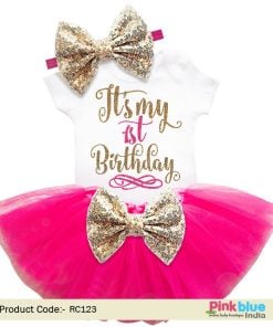 It's my First Birthday Girl Outfit – Baby tutu cake smash Set