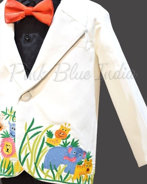 Jungle safari birthday outfit for baby boy stylish party wear