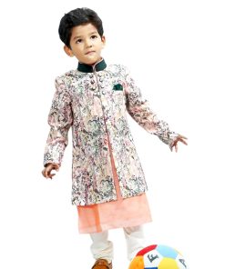 Children Indo Western Dress with Ethnic kurta Pajama Set | Boys Indian Clothing
