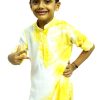boy yellow color Ethnic Kurta Pajama 