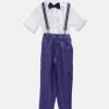 Baby Boy Suspender and Bow Tie Outfit – Kids formal wear Dress