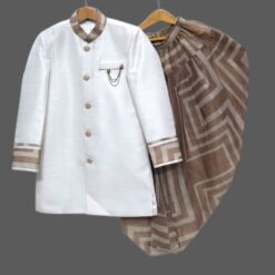Kids Sherwani - Children Sherwani with Dhoti – Indian Wedding Wear