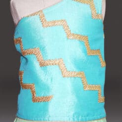 Indian Girl Designer One Shoulder Party Dress | Kids Indian Wedding ethnic wear
