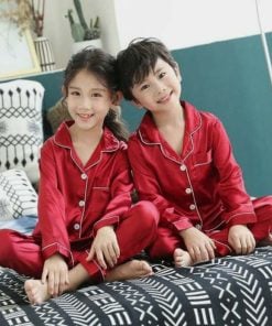 Family Night Suit, Mother and Son, Daughter Pyjama Set