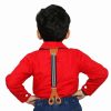 baby Boy Red Shirt and Suspender Jeans 