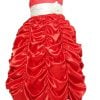 Kids Sleeveless Multi-layered Formal Wedding Gown Red