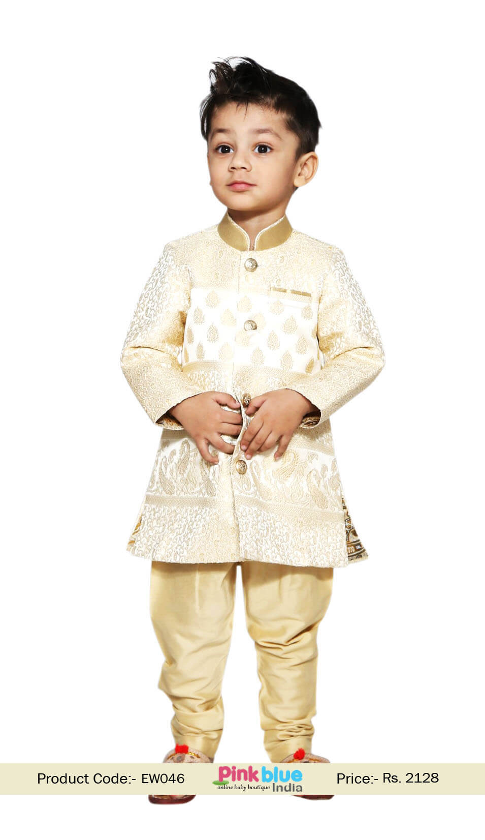 Indo Western Festive & Party Sherwani Dress for Boys - G3+ Fashion