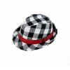 Fashionable Black and White Checks Summer Hat for Children's