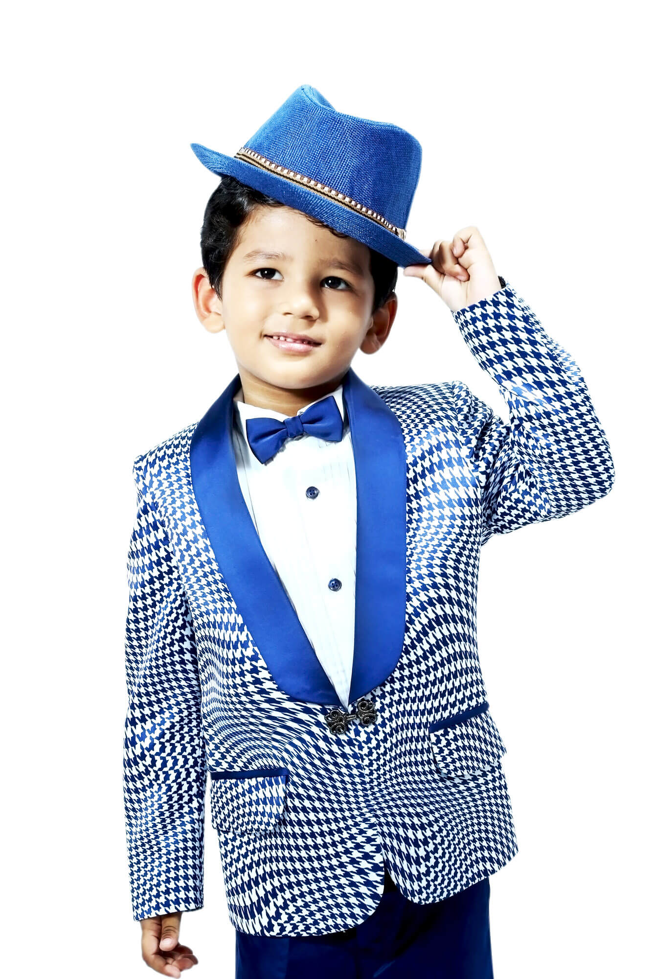 Designer Party Wear Tuxedo Suit for Baby Boys