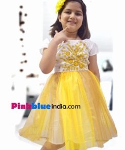 girls embroidered party dress