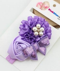 Buy Online Lavender Floral Infant Headband with Embellishments