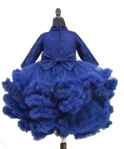 Layered Party Wear Ruffle Gown Online