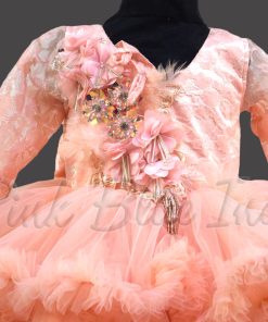 Buy Layered Ruffle Long Birthday Dress Gown Online