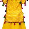 Leheriya Baby Gown, Buy Rajasthani Leheriya Dress, Kids Clothing Jaipur